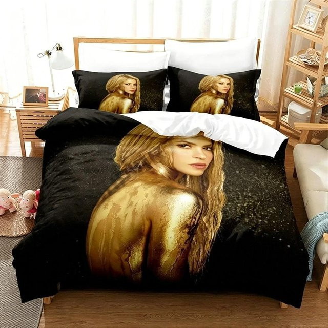 YglEight Bettwäsche-Set Shakira mit Bettbezug und Kissenbezug, Schwarz, B/H: 135 x 200 cm - Bild 1
