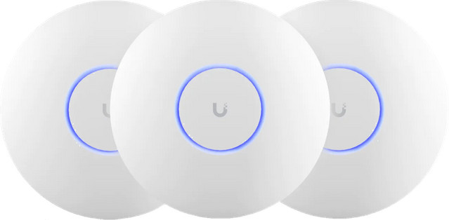 Ubiquiti U7 Pro Max Wi-Fi 7 Tri-Band Access Point, 3er-Pack, Weiß - Bild 1