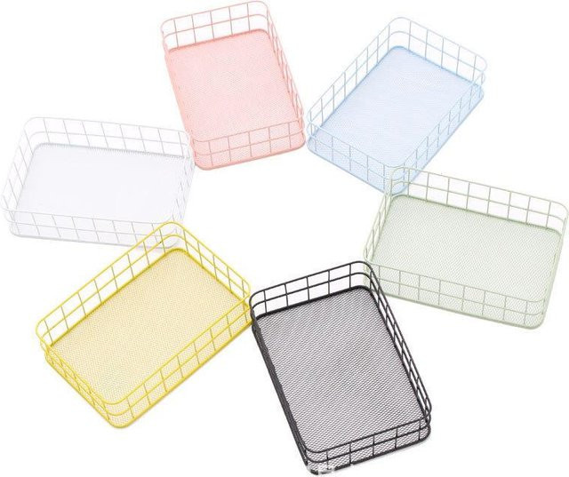 Nordic Gold Kosmetik Organizer aus Metall in Grün für Make-up und Büroartikel - Bild 1