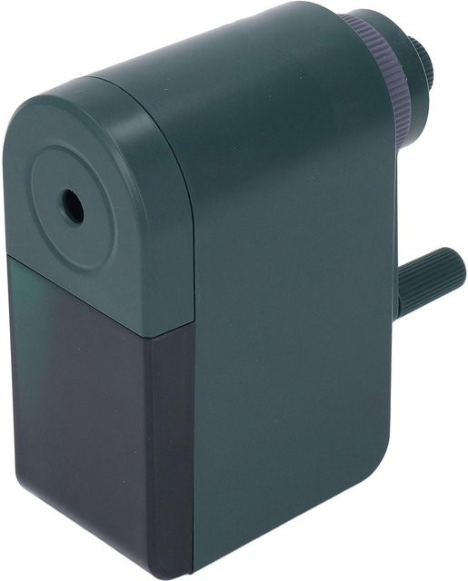 Wosawe Manueller Tisch-Bleistiftspitzer mit Handkurbel, 10-fach einstellbar für Skizzen- und Kohlebleistifte, Schwarz - Bild 1