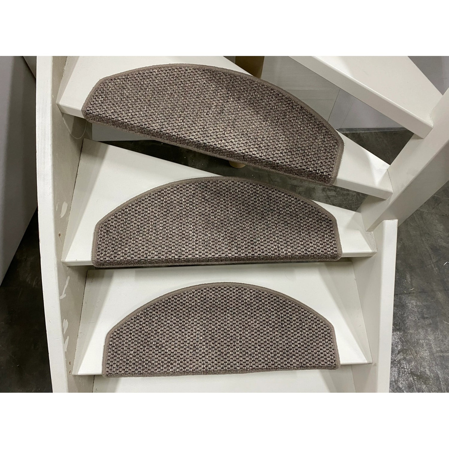 Multimat Stufenmatte Natura in Taupe aus Sisal, rutschfest und schallschluckend, B/T: 65 x 28 cm - Bild 2