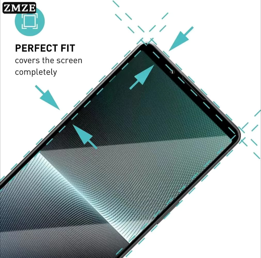 3er-Pack Displayschutzfolie aus gehärtetem Glas für Sony Xperia 10 V, 10 IV, 10 III, 10 II, 1, Transparent - Bild 3