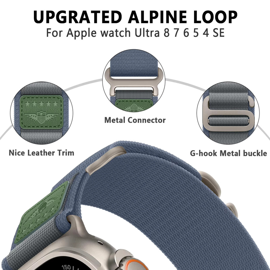 Alpin Loop Uhrenarmband Nylon, Unisex - Bild 4
