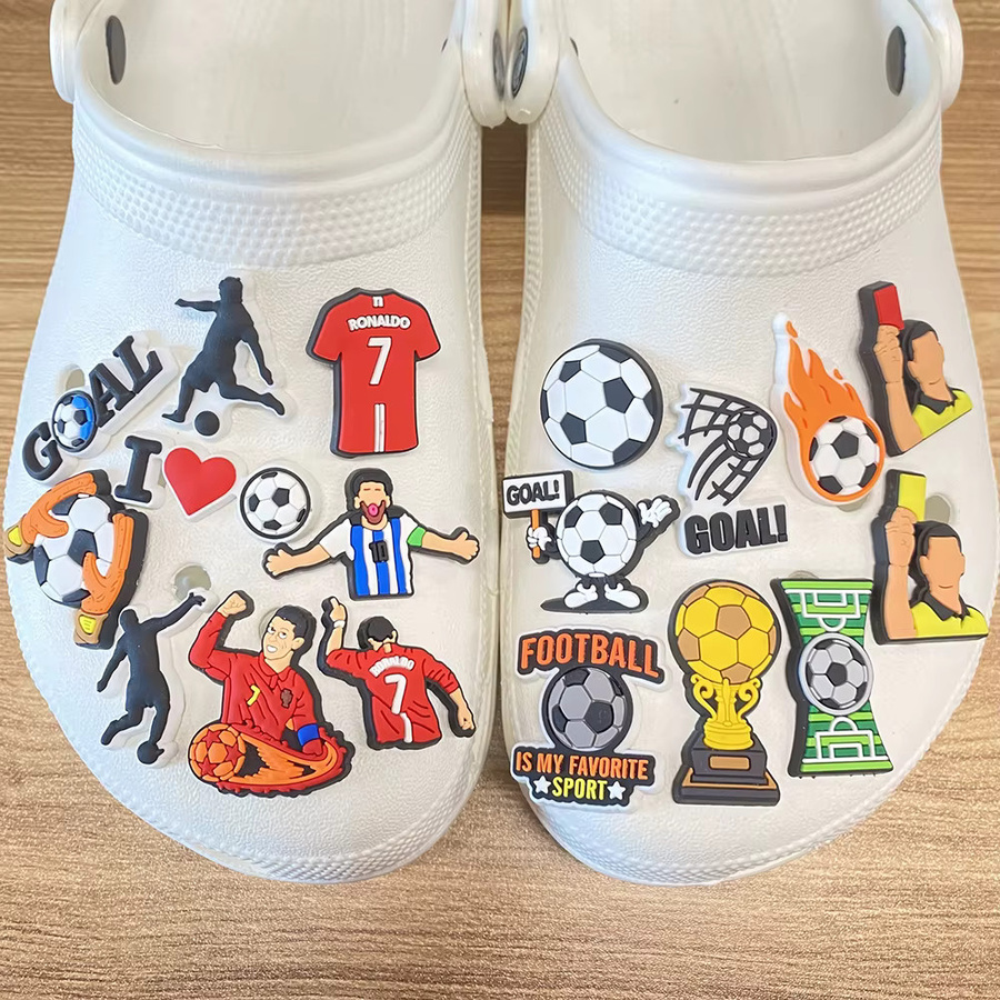 Hot Toys Fußball-Serie Schuh-Charms, PVC, Damen, Herren - Bild 2