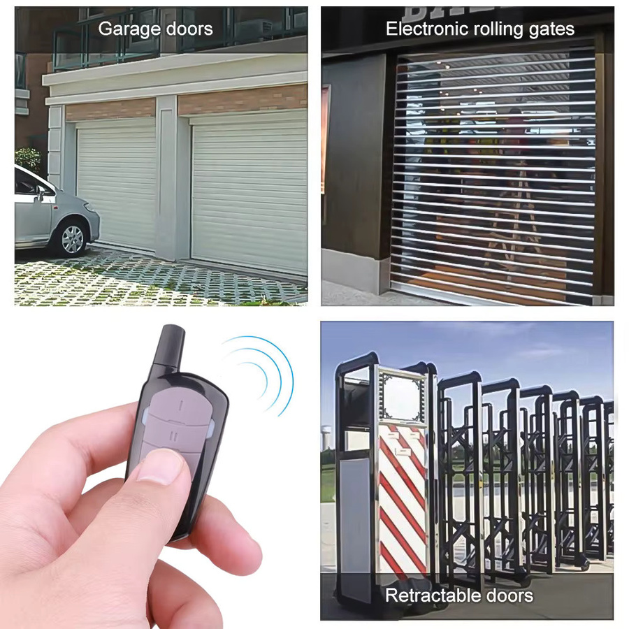 kebidumei Universal Auto Copy Fernbedienung mit 4 Schlüsseln für Garagentore und Gadgets, 433,92 MHz, Rot und Schwarz - Bild 3