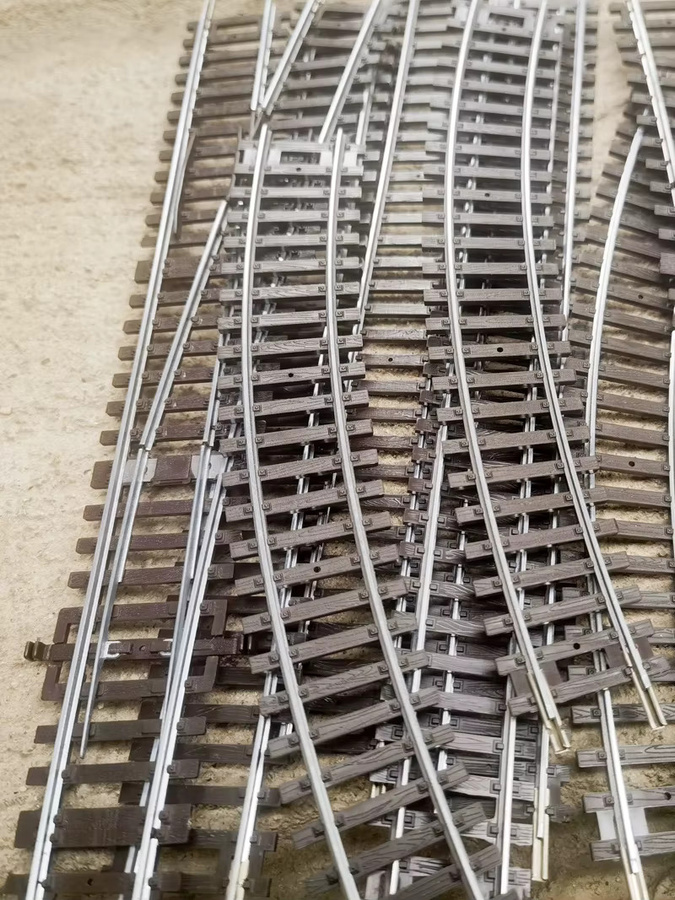 FunTrying H0-Modellbahn-Gleise, Stromversorgbare Nickel-Silber-Schmalspur-Kurven- und Spurwechselgleise, 1:87 - Bild 7