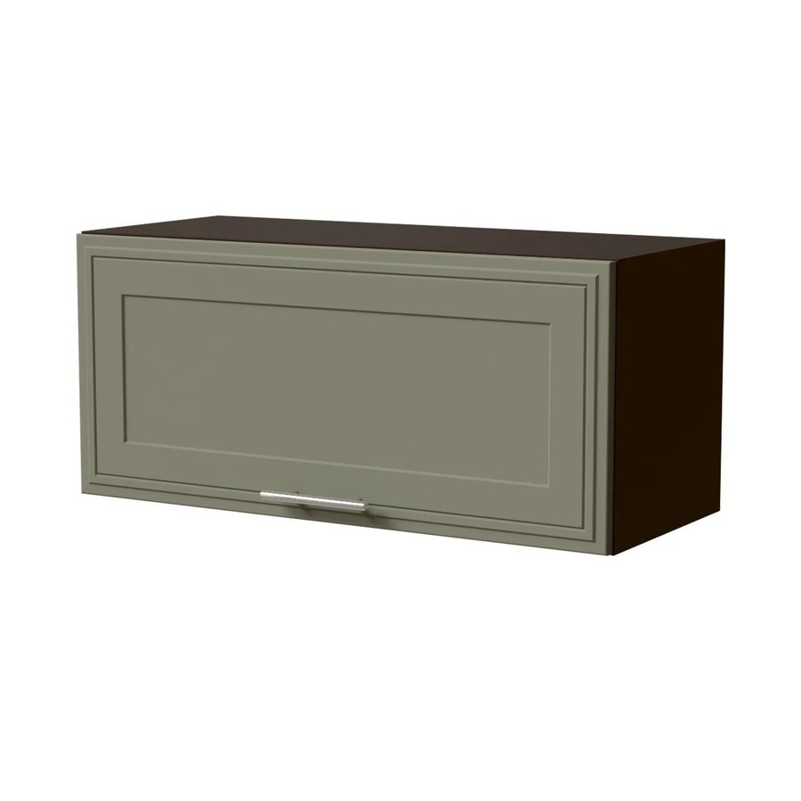 Feldmann-Wohnen Klapphängeschrank Salo W4B/80 in Lava / Reed Green Matt mit Gasdruckdämpfer, B/T/H: 80 x 32,5 x 36 cm - Bild 2
