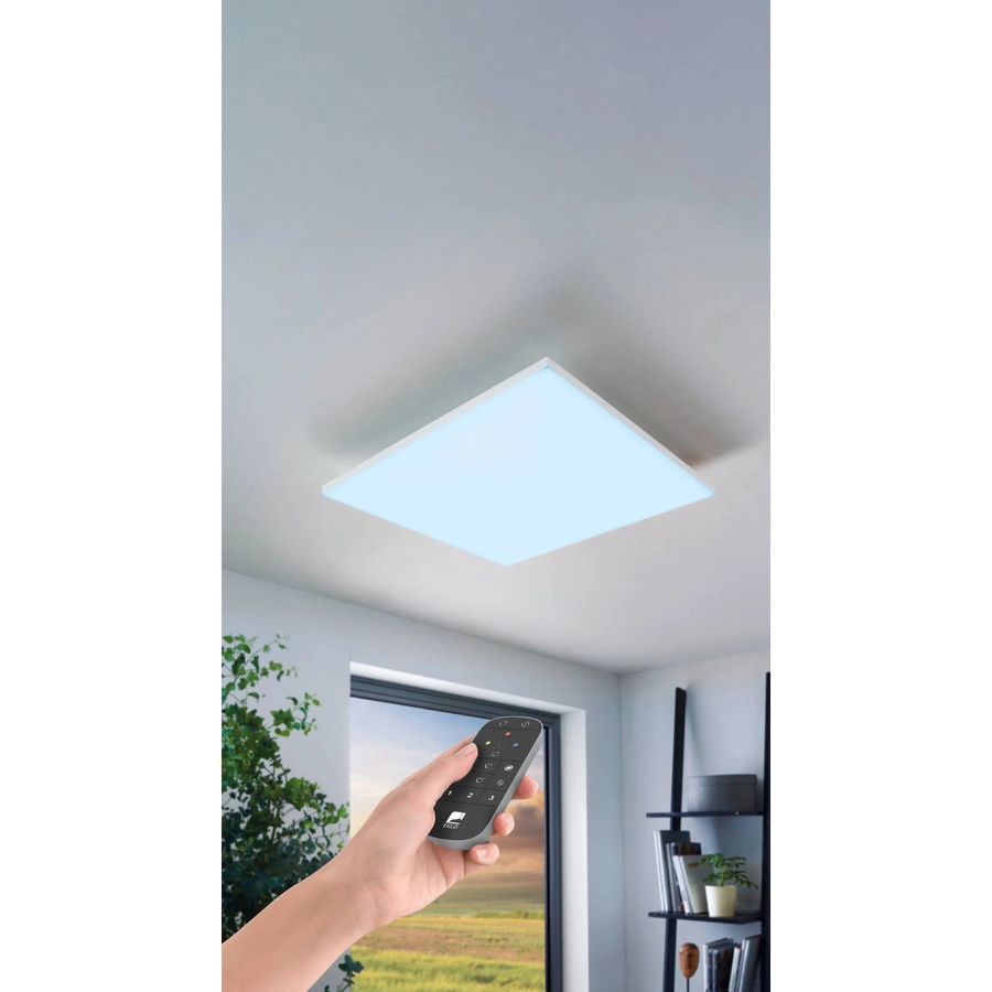 Eglo LED Deckenleuchte Turcona-Z Weiß modern dimmbar mit Fernbedienung und RGBW-Funktion - Bild 2