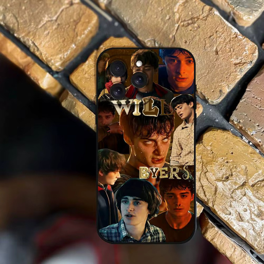 N-Noah Schnapp Handyhülle für iPhone in verschiedenen Modellen, Matte weiche Silikon-Schutzhülle, Multicolour - Bild 2