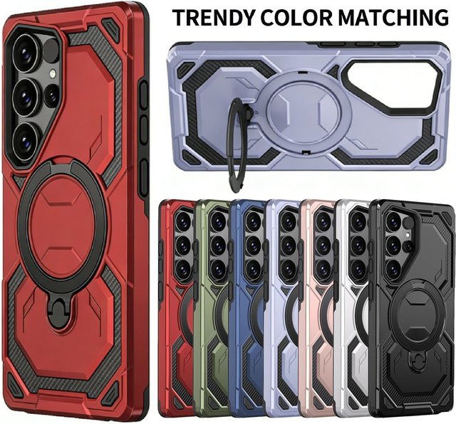 Sagsafe Armor Magnetische Schutzhülle für Samsung Galaxy S26 S25 S24 S23 Plus Ultra FE Edge A56 A55 A36 A35 A26 A25 A16 A15 A06 mit kabellosem Laden - Bild 1