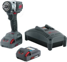 Ingersoll Rand Akku-Schlagschrauber Kit W3151-K22-EU 1/2 Zoll in Grau - Bild 1