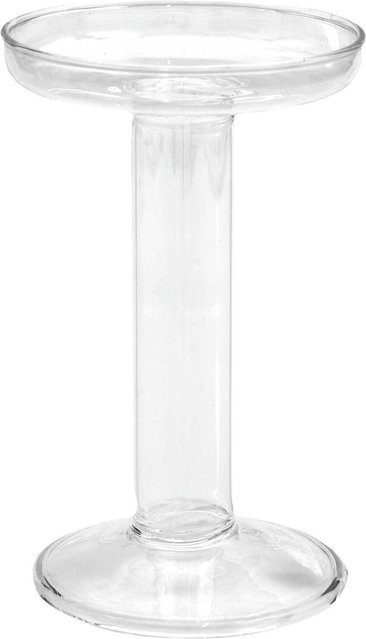 Rico Design Glas-Kerzenhalter transparent B/T/H: 8,5 x 8,5 x 15 cm - Bild 1