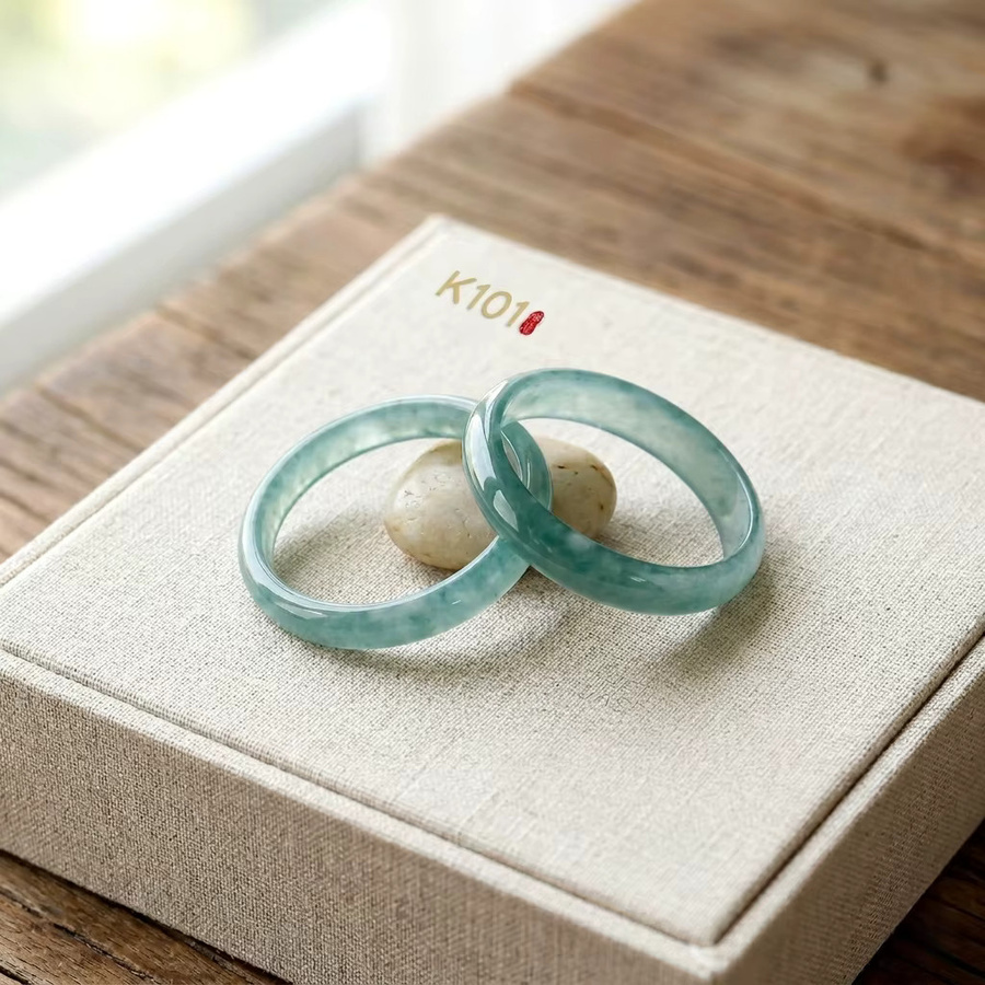 Pinannie Ring, Blauer Jadeit, Damen - Bild 3