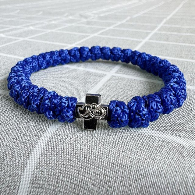 Faith & Fashion Armschmuck, Polyester, blau, Unisex - Bild 1