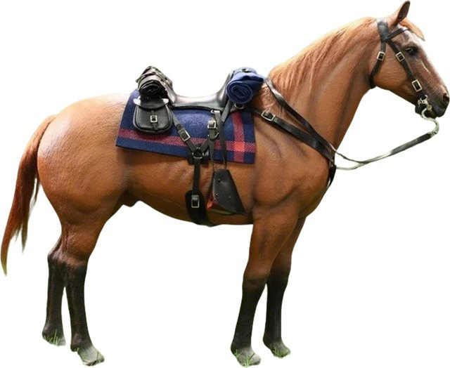 DID Rotes Kriegspferd, Stehende Figur, 1/6 Maßstab - Bild 1