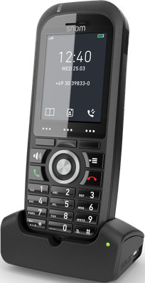 Snom M70 DECT-Mobilteil mit Anrufer-Identifikation und Bluetooth in Schwarz - Bild 2
