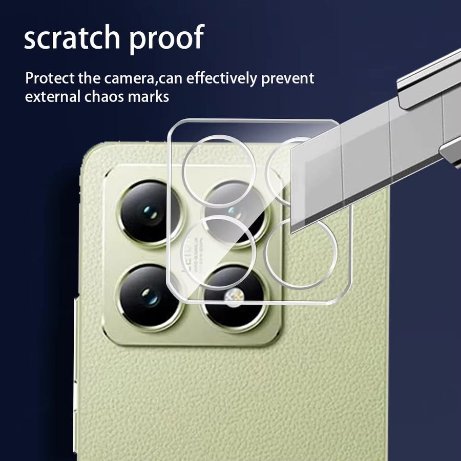 3er-Set Transparentes 3D Kamera-Schutzglas für Xiaomi 14T Pro 5G - Bild 2