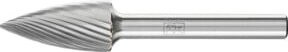PFERD Hartmetall Frässtift Spitzbogen SPG universal mittel, Durchmesser: 12 mm, Länge: 25 mm, Schaft-Durchmesser: 6 mm, Farbe: Silber - Bild 1