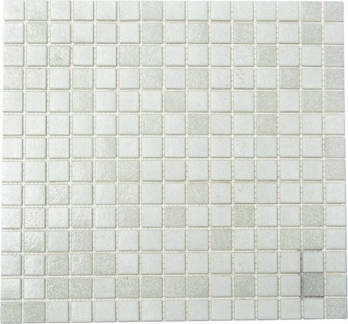 HuH Mosaik Mosaikfliese Water in Weiss aus Glas für Wand und Boden, B/L: 30,5 x 32,7 cm - Bild 1