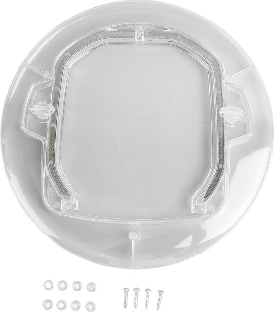 Igeteck Automatische Haustiertür Transparent aus ABS-Material für Katzen und Hunde - Bild 1