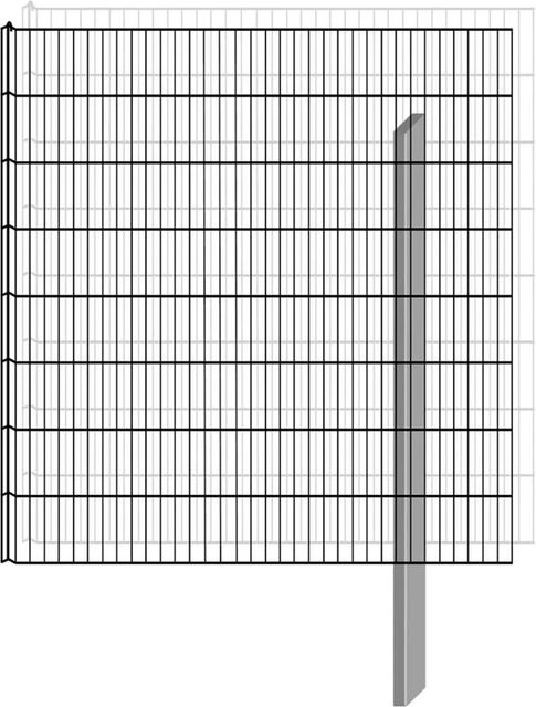 Bellissa Gabionen-Anbausatz Limes aus verzinktem Stahl, B/H/T: 90 x 112 x 23 cm - Bild 1