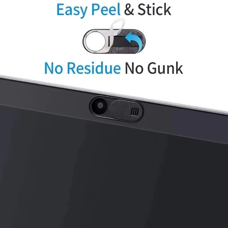 Ultradünne Dia-Webcam-Abdeckung als Sichtschutz für Tesla Model 3 und Model Y sowie für iPad, Tablet und Laptop in Schwarz - Bild 4