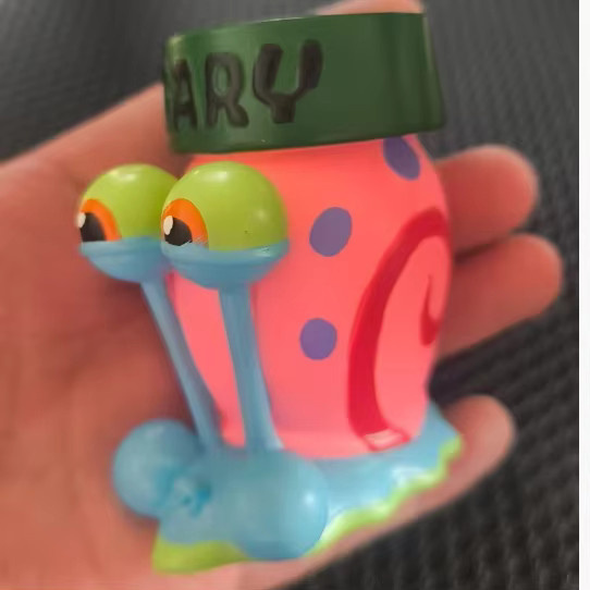 Potdemiel SpongeBob Schwammkopf Gary der Schnecke Universal-Ladeständer für Uhren, kreative Cartoon-Dekoration für deinen Schreibtisch, Mehrfarbig - Bild 3