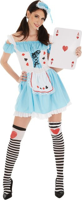 tectake Frauenkostüm sexy Mrs. Wonderland - Bild 1