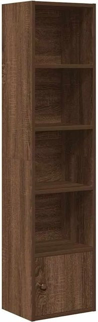 vidaXL Bücherregal in Eiche Braun aus Holzwerkstoff, B/T/H: 31 x 24 x 127 cm - Bild 1
