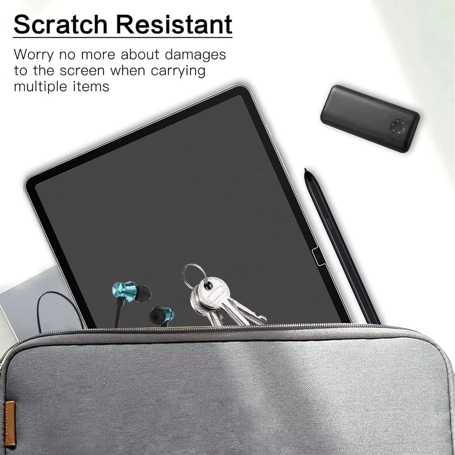 2 Stück matte Papierfolie Displayschutzfolie für Samsung Galaxy Tab S9 FE Plus, S8, S7, S6 Lite, A9 Plus, A8, A7 Lite, transparent - Bild 6