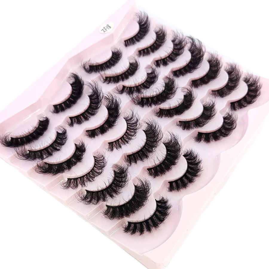 Künstliche Wimpern, Black, Unisex, 14 Paar - Bild 2