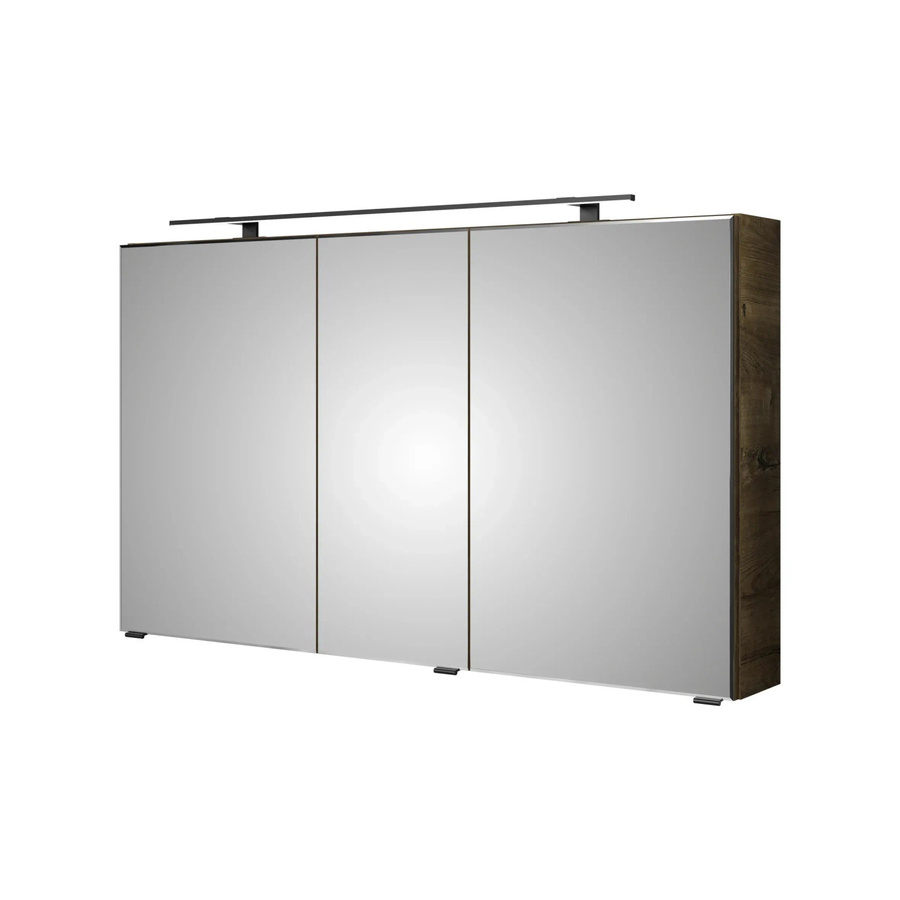 Pelipal Spiegelschrank Quantum 07 Eiche Ribbeck Quer mit LED-Beleuchtung, Sensor-Schalter und Steckdose, B/H/T: 120 x 45 x 30 cm - Bild 2