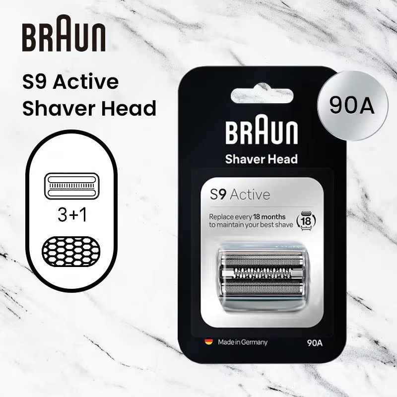 Braun Series 9 Pro Rasierkopf 90 A Folienschneider, Silber, Herren - Bild 2