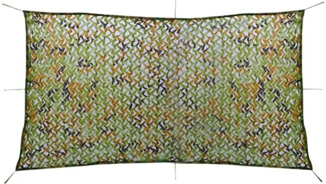 vidaXL Tarnnetz in Grün aus Polyester mit Aufbewahrungsbeutel, B x H: 3 x 1,5 m - Bild 1