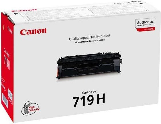 Canon 719 H Original Tonerpatrone Schwarz für i-SENSYS LBP251, LBP252, LBP253, LBP6310, MF411, MF416, MF418, MF419, MF6140, MF6180 - Bild 1