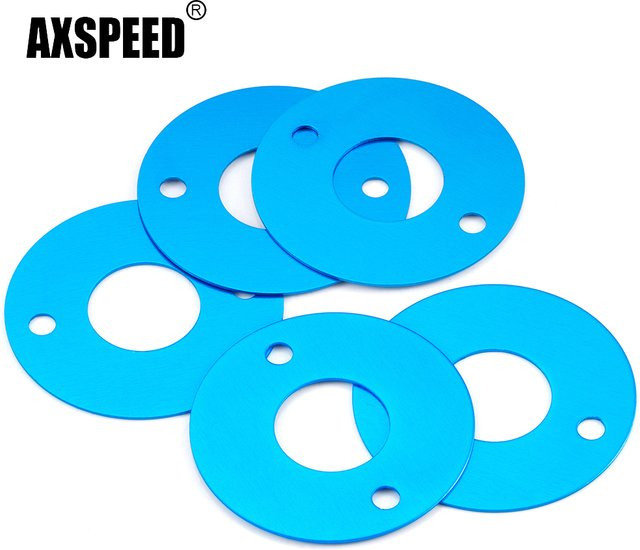 AXSPEED Motor Dichtung, 5-teiliges Set, Aluminium Legierung, für Tamiya TT02 1/10 RC Drift Auto Upgrade Zubehör - Bild 1