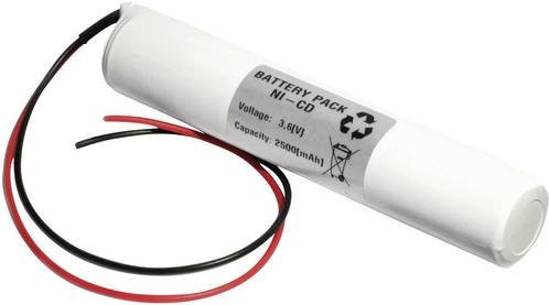 Emmerich Notleuchten-Akku Kabel 3.6V 2500 mAh in Weiß - Bild 1