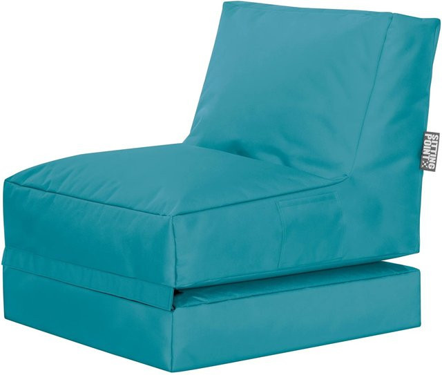 Sitting Point Sitzsack Twist Scuba 300 in Petrol mit wasserabweisendem Bezug und abnehmbarem Cover - Bild 1