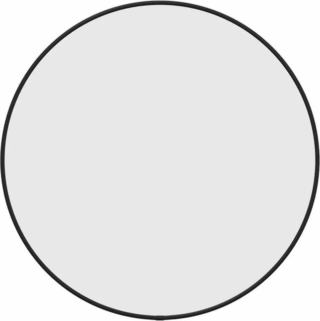 vidaXL Wandspiegel Schwarz Rund Durchmesser: 50 cm - Bild 1