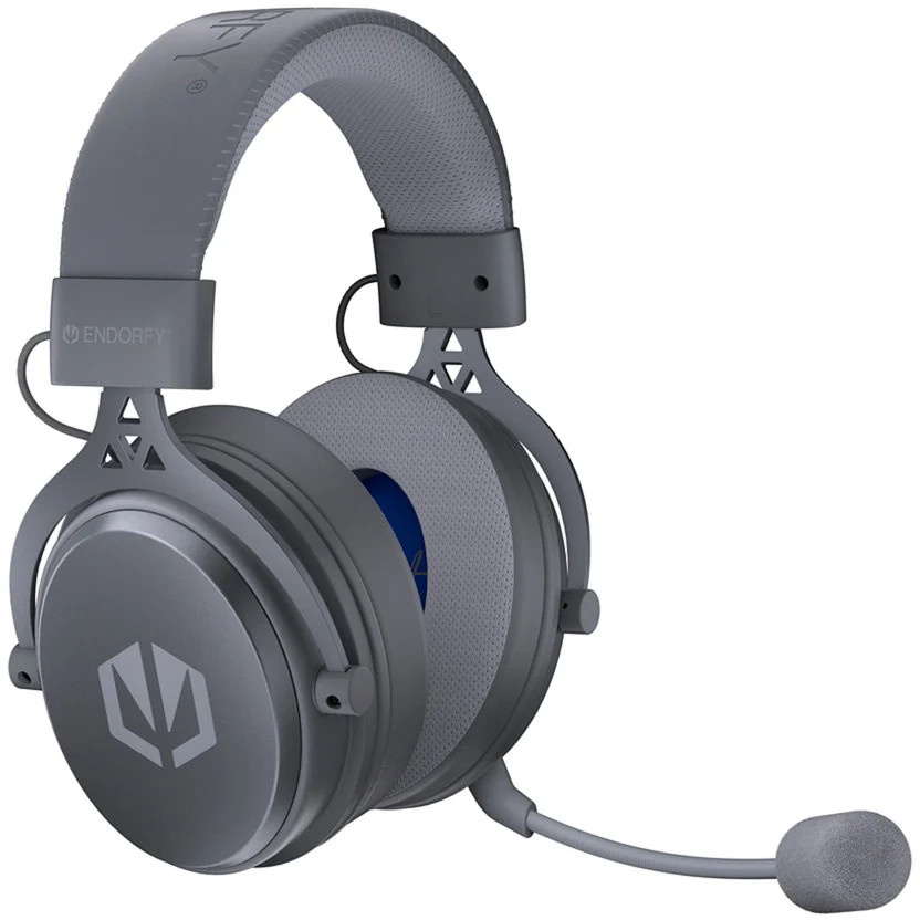 Endorfy VIRO Wireless Gaming-Headset Over-Ear in Grau mit Bluetooth und 3,5 mm Klinke - Bild 1