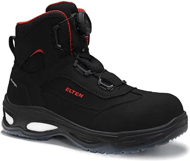 Elten Sicherheitsstiefel Owen Boa S2 in Schwarz, Größe 43 - Bild 1