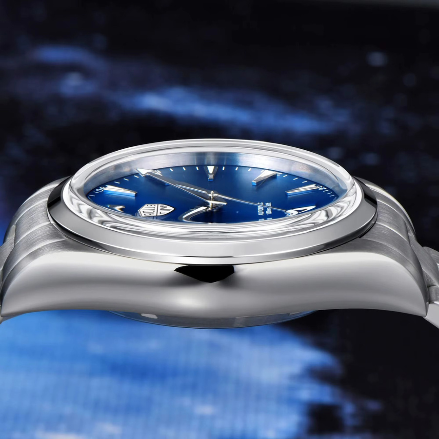 Rollstimi Armbanduhr, Automatik, Edelstahl, Blau, Saphirglas, Herren - Bild 5