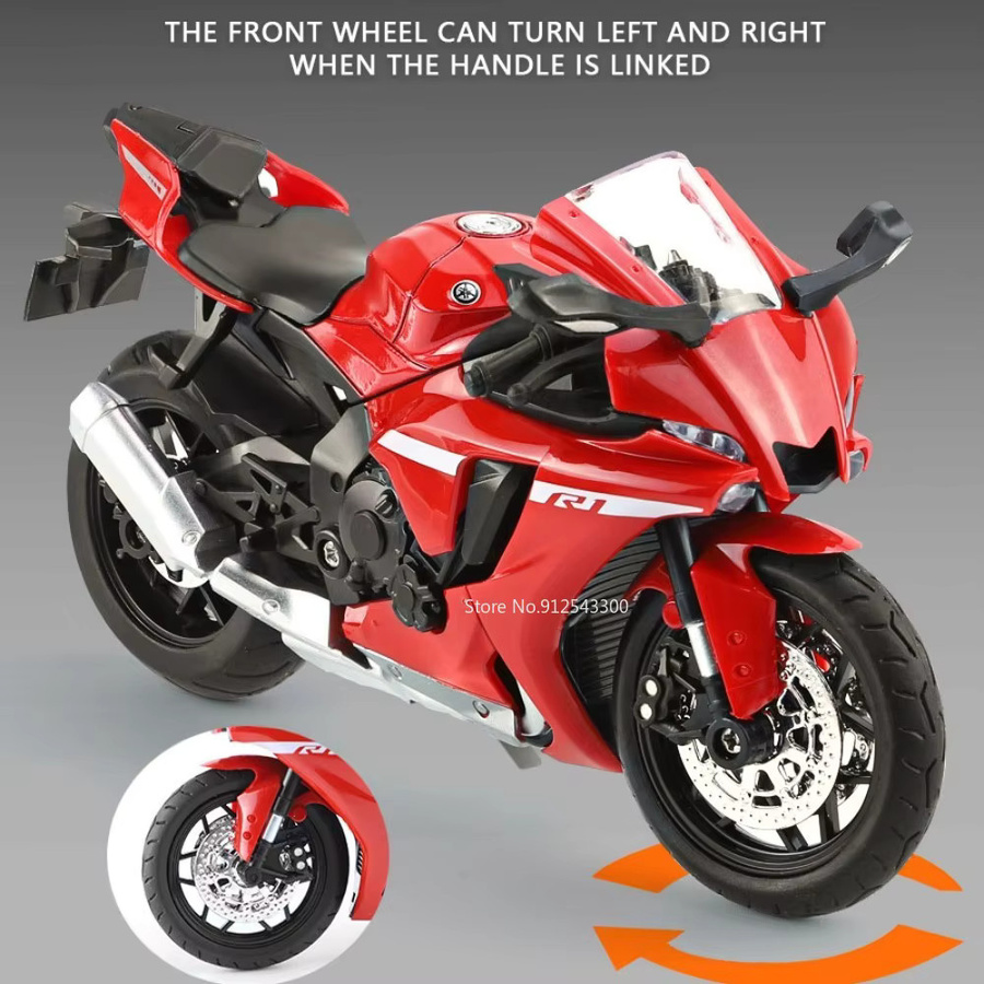 MAKEDA R1 V-REX Spielzeugauto, Modell, Maßstab 1:12, Metall, mit Licht und Sound - Bild 4