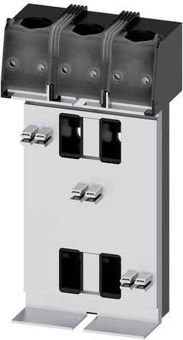 Siemens 8US29523QJ00 Sammelschienensystem 8US2 mit rückseitigem Anschlussmodul und einseitigen Klemmen, 10 Stück - Bild 1