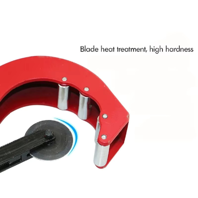 BORUIX Universal Rohrschneider für PE PPR PVC Rohre, Quick Cut Schere aus gehärtetem Stahl, Farbe: Rot, Schneidbereich: 14-120 mm - Bild 4