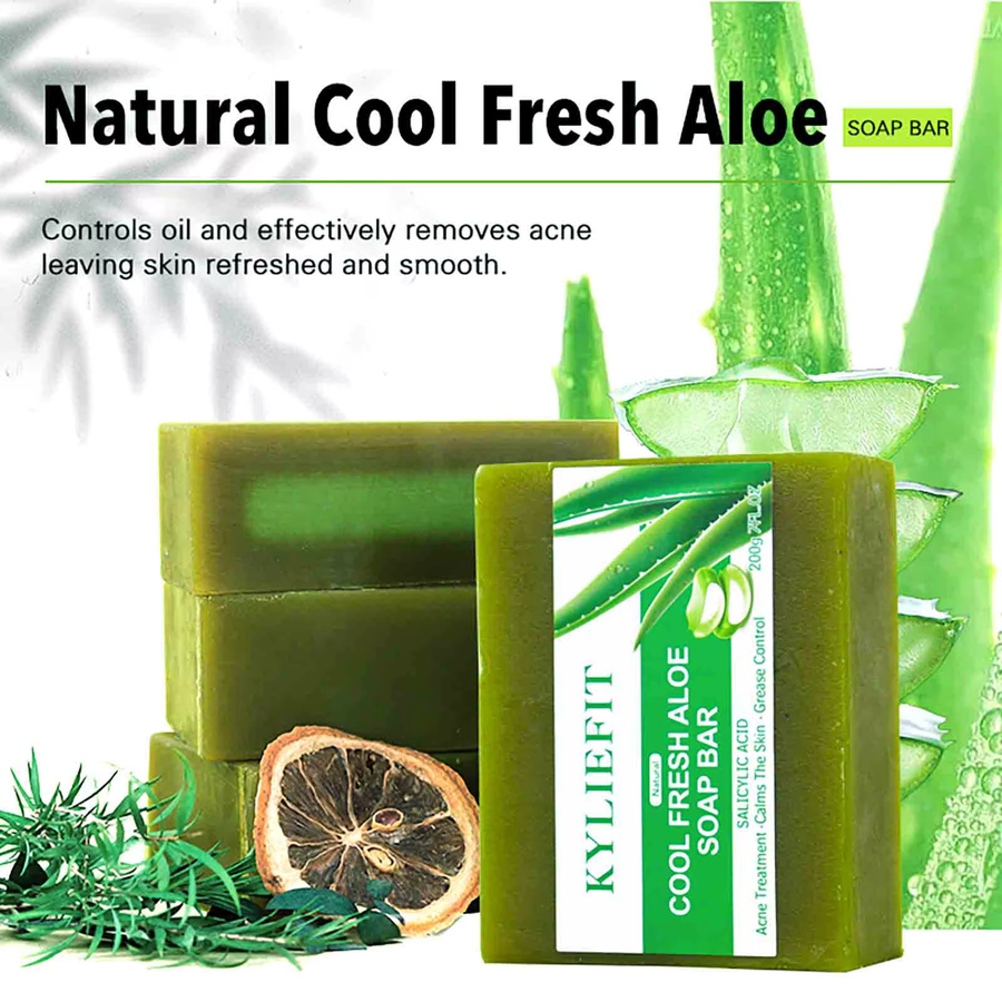 AILKE Aloe Vera Whitening Soap, 200 g, Unisex - Bild 2