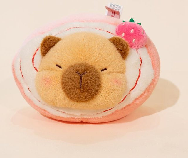 Süßer Mu Cheng Dessert Capybara Plüschtier, 23cm, ab 14 Jahren - Bild 1