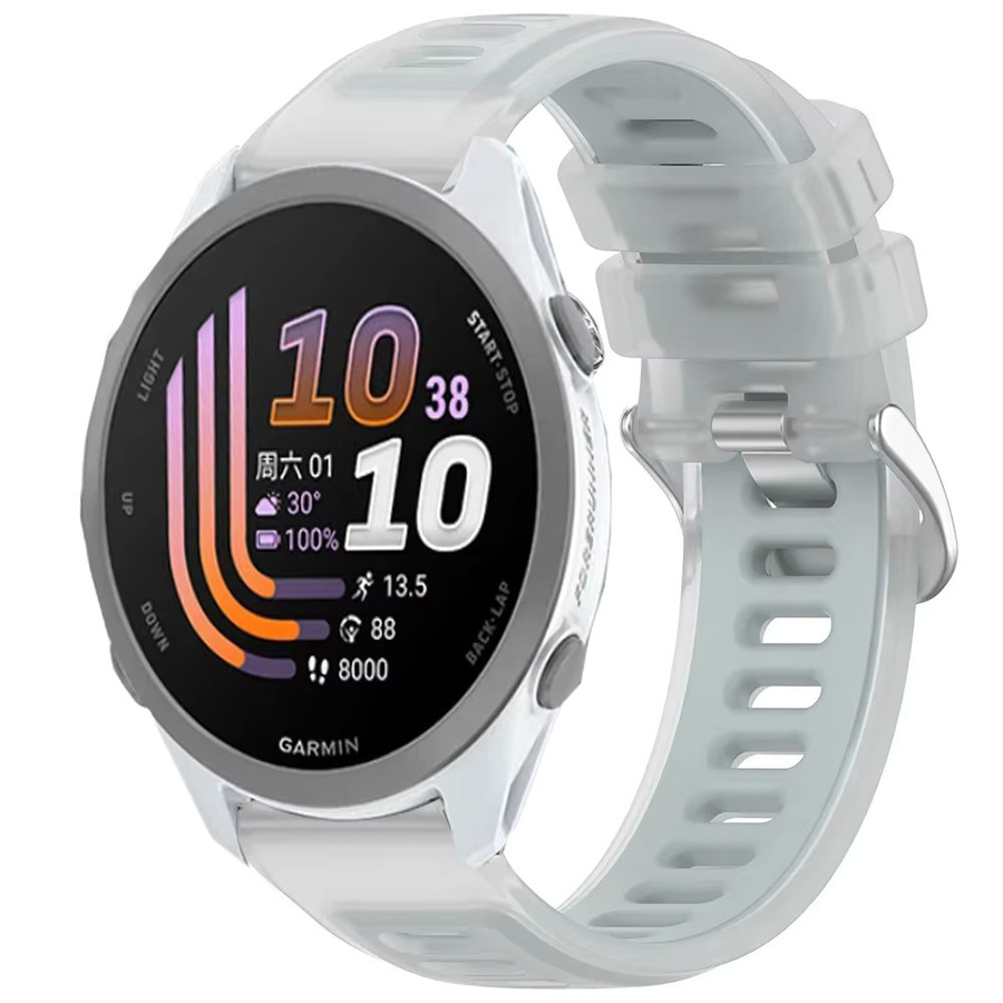 Garmin Uhrenarmband Silikon, Jelly-Farben, Unisex - Bild 1