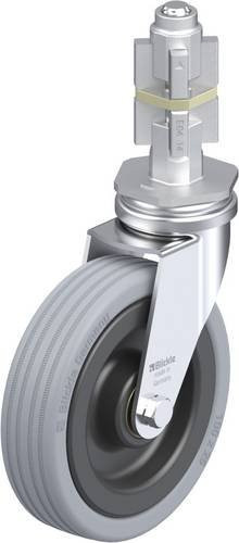 Blickle LRA-VPA 100K-E04 Lenkrolle in Grau und Schwarz mit 100 mm Rad-Durchmesser und einer Tragfähigkeit von max. 70 kg - Bild 1