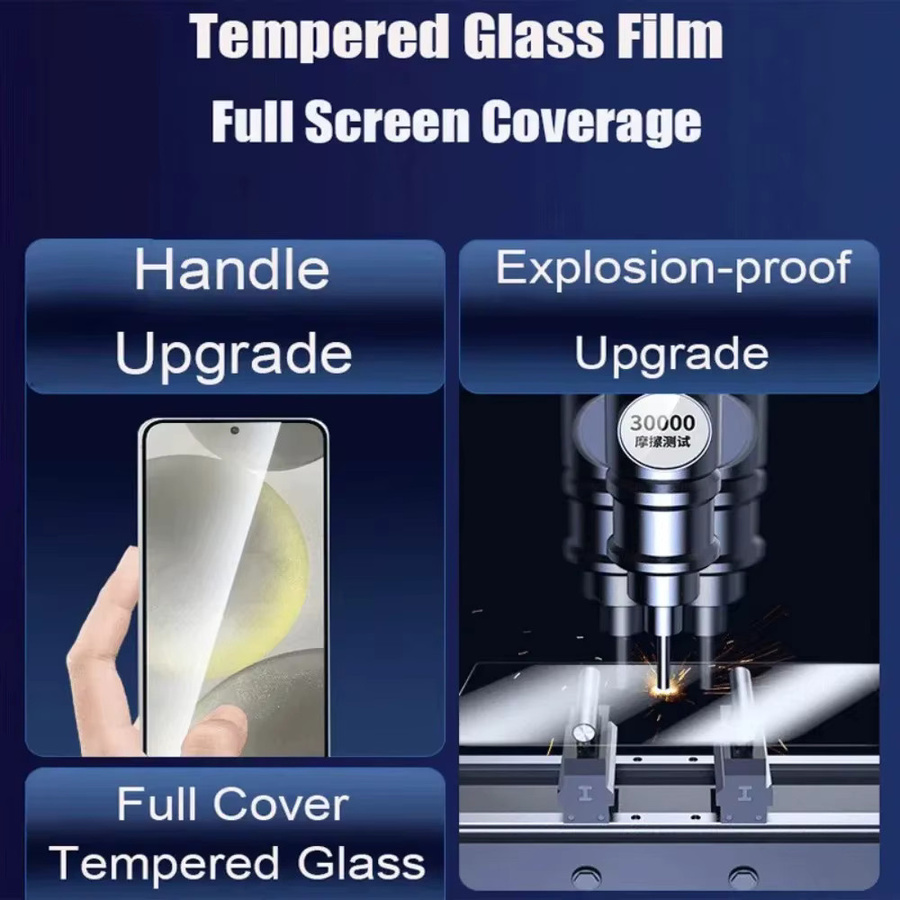 3er-Pack Schutzglas für Samsung Galaxy S25 S24 S23 S22 Ultra und FE Modelle, transparentes Displayschutzglas für Android-Smartphones - Bild 2
